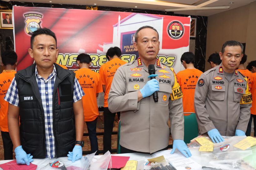 Polrestabes Makassar Ungkap Kasus Penyerangan di Kampus