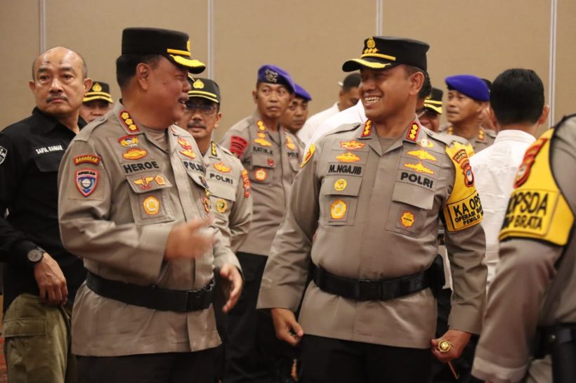 Kapolrestabes Makassar Hadiri Setijab PJU Polda dan Kapolres Jajaran Polda Sulsel