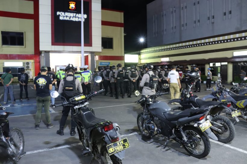 Polrestabes Makassar Gelar KRYD Patroli Cipta Kondisi