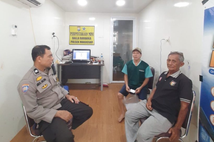 Pesan Bhabinkamtibmas Polsek Makassar Saat Sambangi Warga