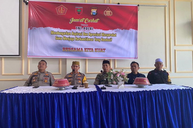 Polda Sulsel Gelar Jumat Curhat Dengan Komunitas Dakwah di Sungguminasa Gowa