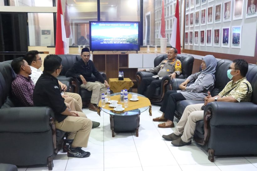 Ketua KPU Kota Makassar yang Baru Terpilih Melakukan Kunjungan Silaturahmi ke Polrestabes Makassar