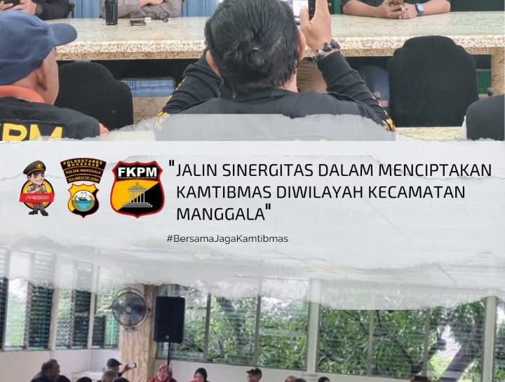 Tripika Manggala Bersama Forum Kemitraan Polisi dan Masyarakat (FKPM) Manggala, Gelar Rakor Tudang Sipulung