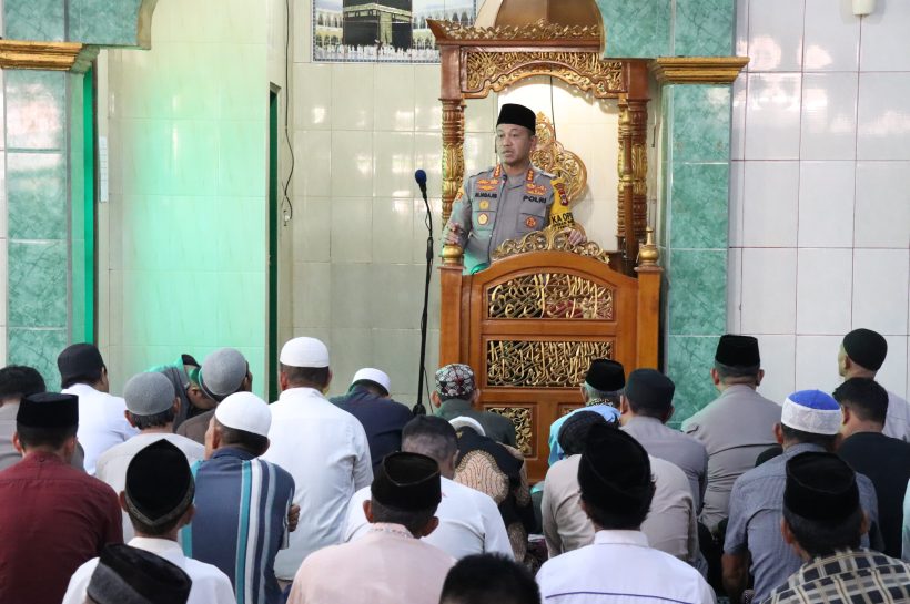Safari Jumat Kapolrestabes Makassar Ajak Jaga Kamtibmas Jelang Pemilu