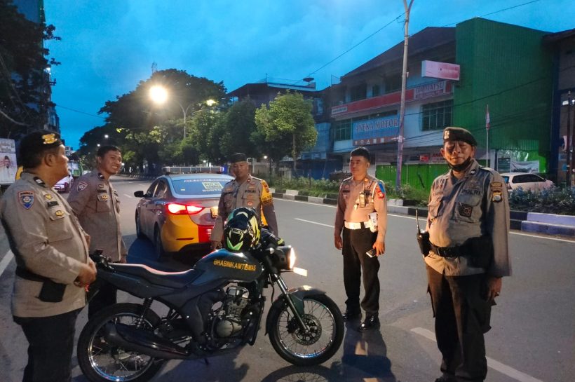 Kapolsek Bontoala Pimpin Langsung Personilnya Antisipasi Balap Liar