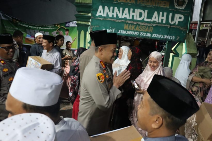 Safari Subuh Kapolrestabes Makassar Pantau Kamtibmas di Bulan Ramadhan