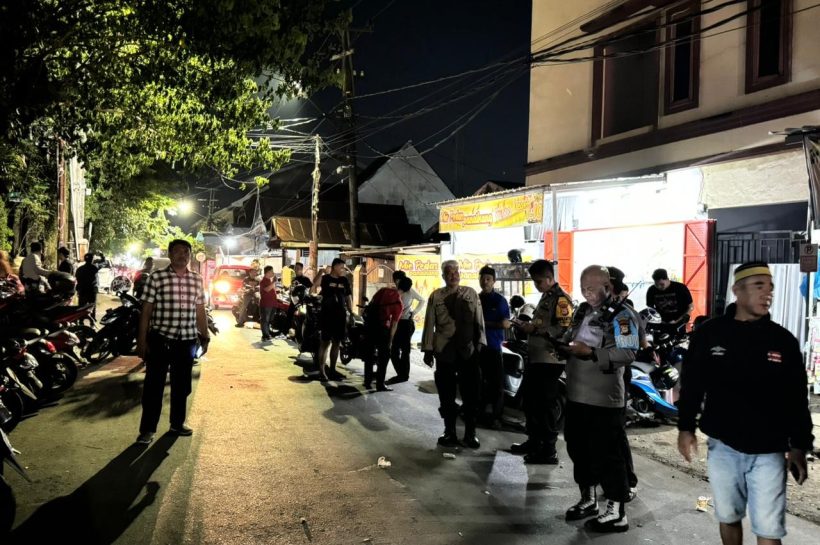 Pastikan Berjalan Aman, Kapolsek Panakkukang Gelar Pam Giat Nobar Antara PSM Vs Arema Malang