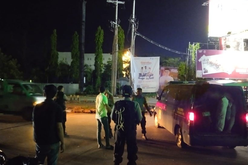 Polsek Tamalanrea Amankan 11 Unit Sepeda Motor Saat Razia Konvoi Remaja