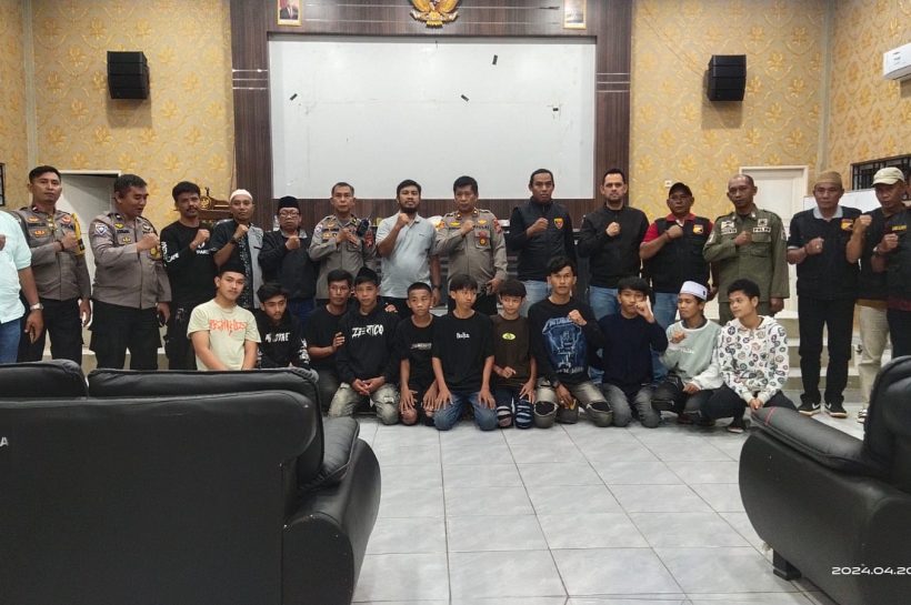 Cegah Tawuran, Polsek Manggala Bersama Pemerintah Setempat dan Mitra FKPM, Pertemukan 2 Kelompok Pemuda Bertikai