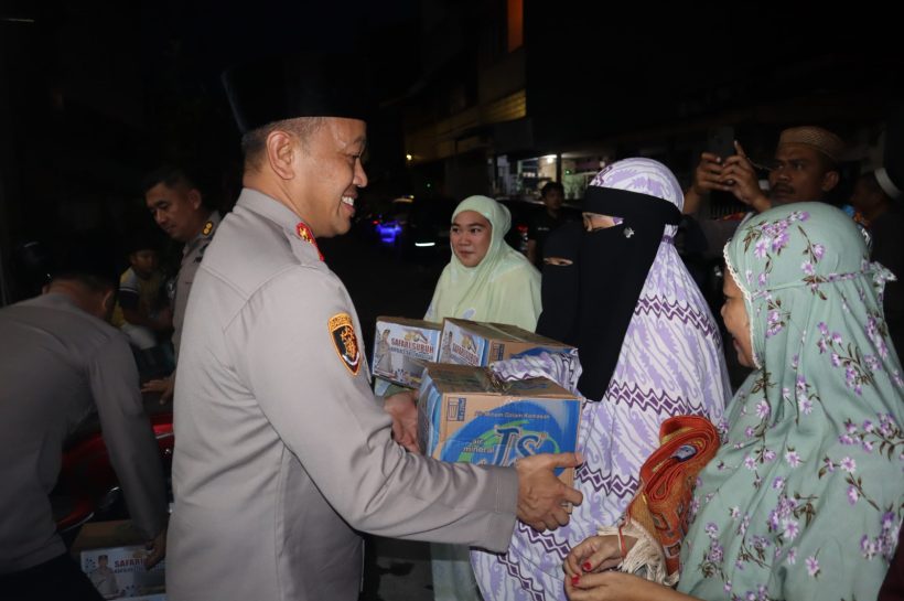 Safari Subuh Kapolrestabes Makassar di Penghujung Ramadhan