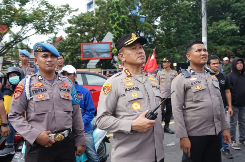Kapolrestabes Makassar Turun Langsung Kawal Aksi May Day