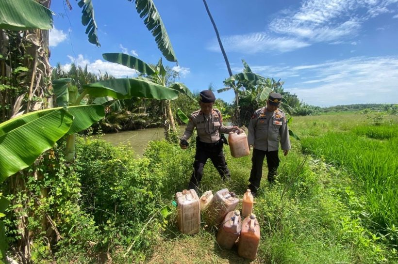 Tim Patroli Asesi Polsek Tamalanrea Sasar Lokasi dan Penjual Minuman Keras Ballo