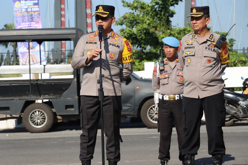 Kapolrestabes Makassar Pimpin Apel Kesiapan Pengamanan F8