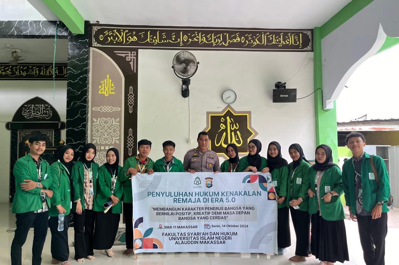 Kanit Binmas Bersama Mahasiswa PPL UIN Laksanakan Sosialisasi Hukum di Kalangan Pelajar
