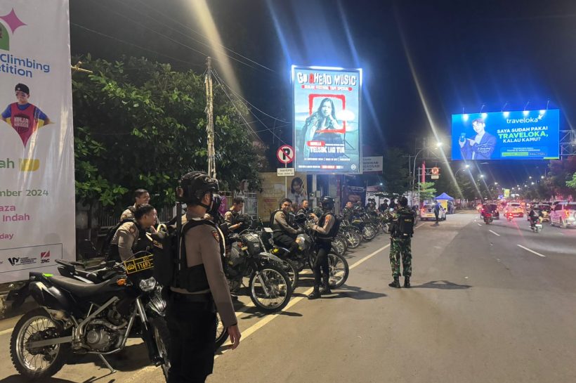 Polrestabes Makassar Gelar Patroli Gabungan TNI Polri Cipta Kondisi Harkamtibmas