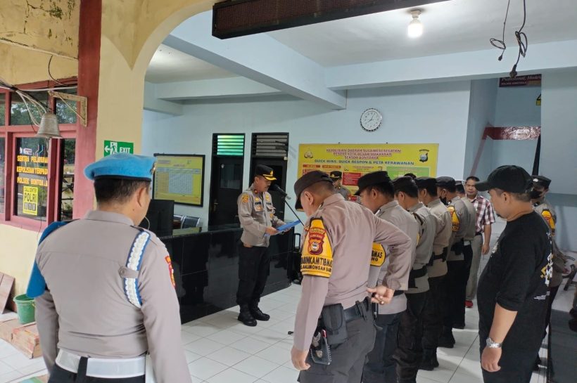 Memasuki Masa Purna Bakti, Wakapolsek Bontoala Pimpin Apel Terakhir, Ini pesan dan kesannya