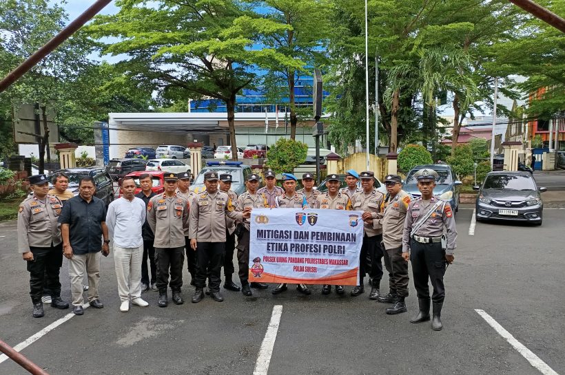 Hindari Pelanggaran Anggota, Polsek Ujung Pandang Rutin Laksanakan Mitigasi Dan Pembinaan Etika Profesi Polri