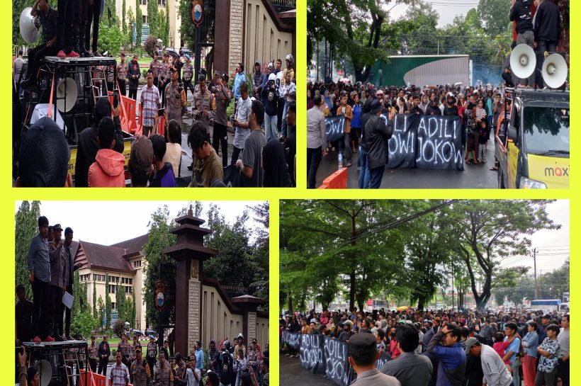 Polisi Kawal Aksi Unjuk Rasa Gerakan Rakyat Sulsel dengan Pendekatan Humanis