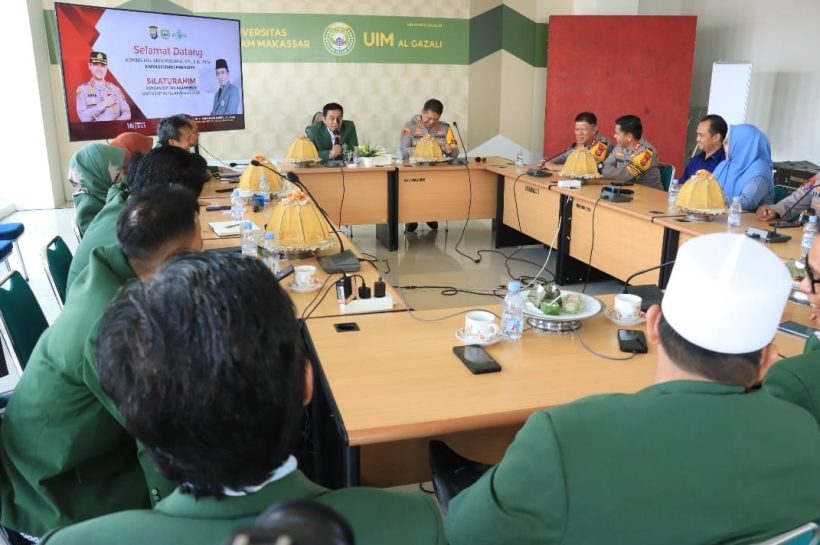 Kapolrestabes Makassar Bersilaturahmi dengan Rektor UIM Bahas Konsolidasi Kebangsaan