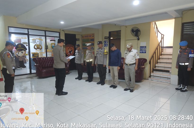 APEL PAGI PERSONIL POLSEK MARISO
