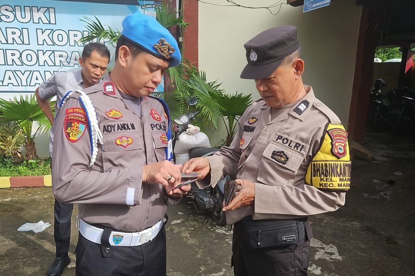 Operasi Penegakan Disiplin Personil Polsek Mariso
