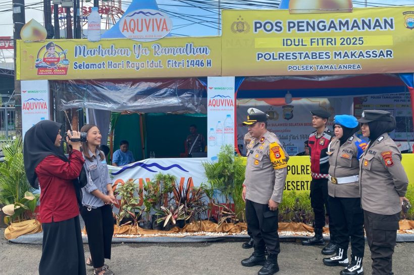 Bersama Unhas TV, Kapolsek Tamalanrea Laporkan Perkembangan Arus Balik Lebaran Idul Fitri 1446 H