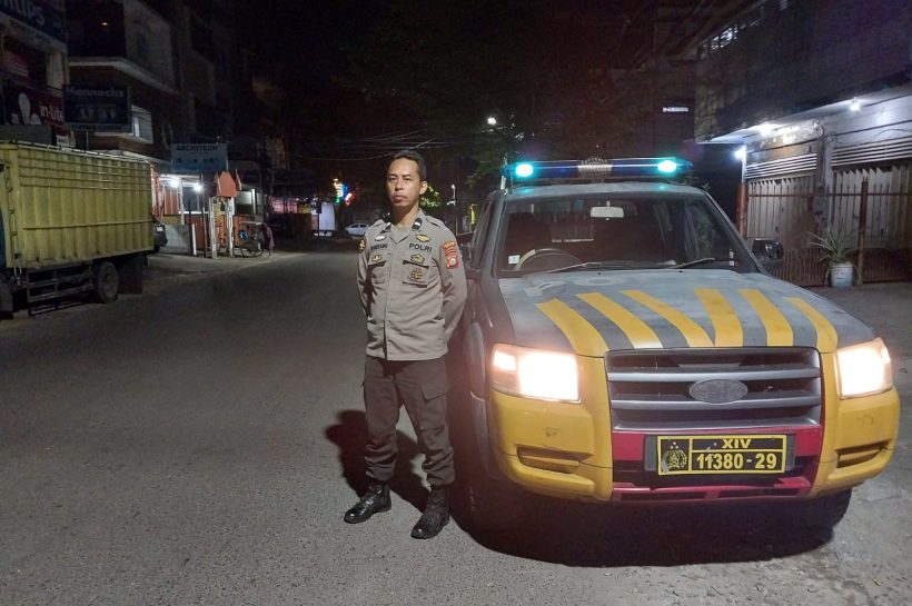 Pastikan Wilayah Aman Dan Kondusif, Personil Polsek Ujung Pandang Gencarkan Patroli