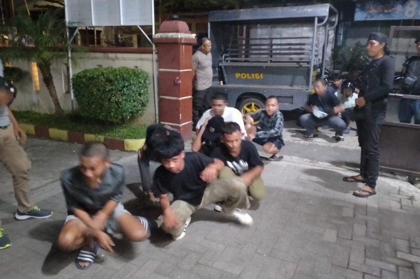 Amankan Belasan Anak Remaja Yang Sedang Pesta Miras