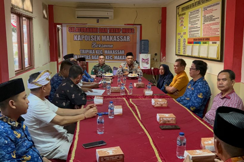 Jelang Hut Bhayangkara Ke- 79, Polsek Makassar Perkuat Sinergisitas Dengan Tokoh Lintas Agama Se-Kec. Makassar