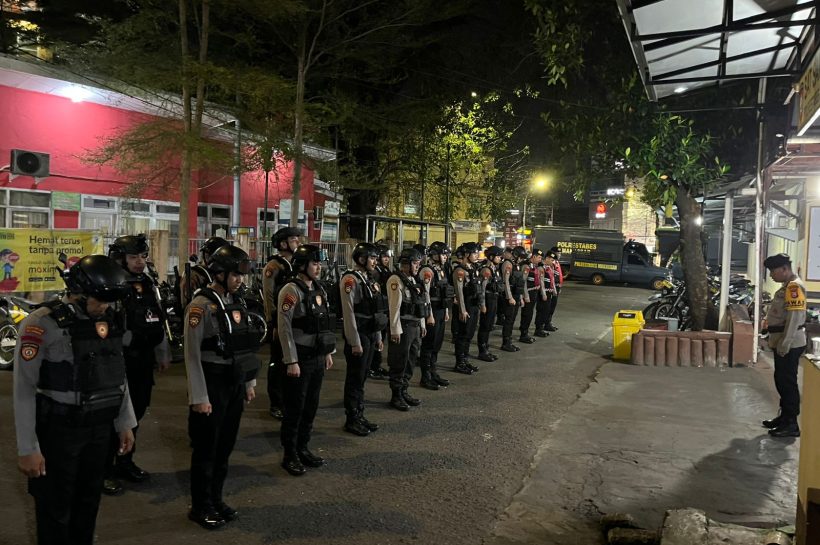 Cegah Aksi Kriminal, Samapta Polrestabes Makassar Patroli KRYD di Sejumlah Titik