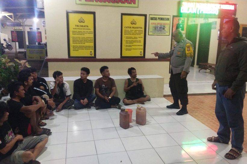 Polsek Manggala Amankan Kelompok Warga yang Asyik Pesta Miras Tradisional “Ballo” di Wilayah Kel. Batua
