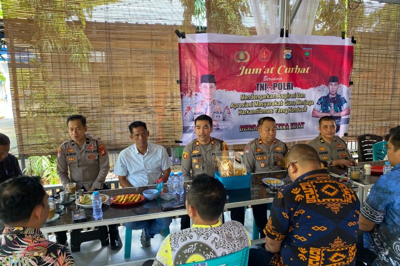 Wujudkan Pelayanan Humanis, Polisi Gelar Jumat Curhat di Bandara Sultan Hasanuddin